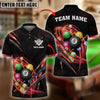 BlueJose Billiards Light Premium Pattern Personalized Name, Team Name Unisex Shirt ( 4 Colors )