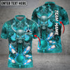 BlueJose Bowling And Pins Flame Skull Warrior Customized Name 3D Shirt (4 Colors)