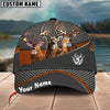 BlueJose Hunting Deer Black Metal 2 Multicolor Personalized Cap