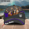 BlueJose Hunting Deer Black Metal 2 Multicolor Personalized Cap