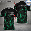 BlueJose Bowling And Pins Lion Flame Pattern Customized Name 3D Shirt (4 Colors)