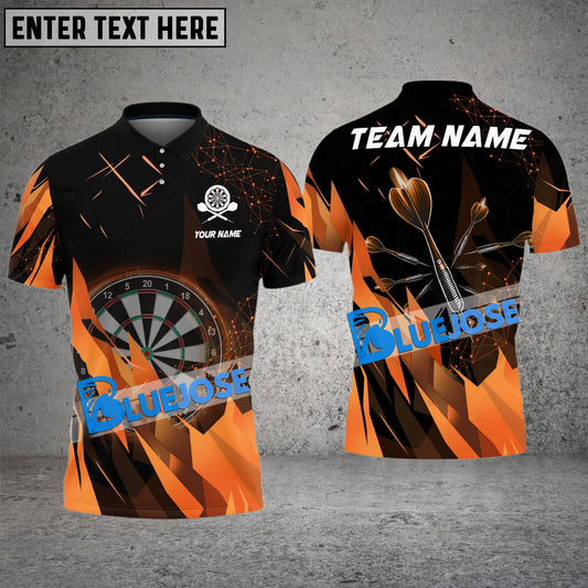 BlueJose Darts Lava Stone  Personalized Name, Team Name Shirt (6 Colors)