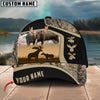 BlueJose Premium Couple Moose Hunting Buck& Doe Collab Artist Classic Personalized Cap