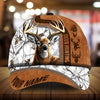 BlueJose Premium Florapunk Black Camo Deer Hunting Personalized Cap