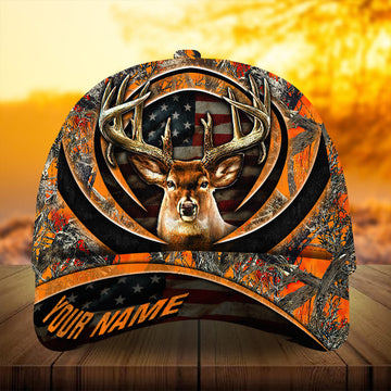 BlueJose The Best Of Flag Deer Arc Hunting 3D Cap (5 Colors)