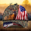 BlueJose Premium Florapunk Flag Deer Hunting Personalized Cap