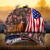 BlueJose Premium Florapunk Flag Deer Hunting Personalized Cap