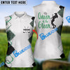 BlueJose Leopard Queen of the Green Golf Polo Shirt, Custom Name & Team Name 3D Shirt