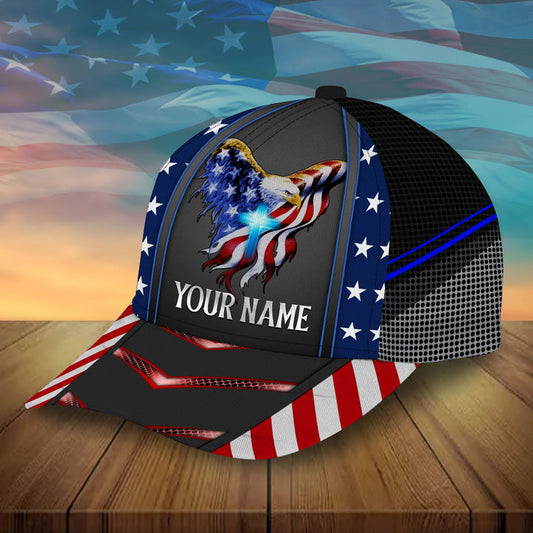 BlueJose Premium American Eagle, American Pride Cap Personalized