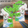 BlueJose Bowling And Pins Dab Christmas Personalized Shirt ( 3 Colors)