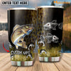 BlueJose Walleye Fishing Personalized Name Tumbler