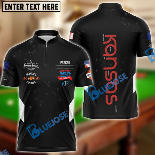 BlueJose Custom Billiards Shirts For Dustin Stubby