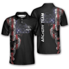 BlueJose Smoky US Flag Archery Personalized Unisex Shirt