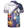 BlueJose Purple Custom Billiard Shirts Personalized Name Shirt