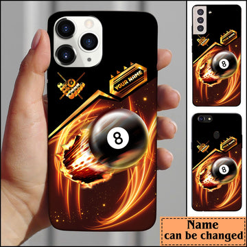 BlueJose Billiards Ball 8 Ball 9 Personalized Name Phone Case