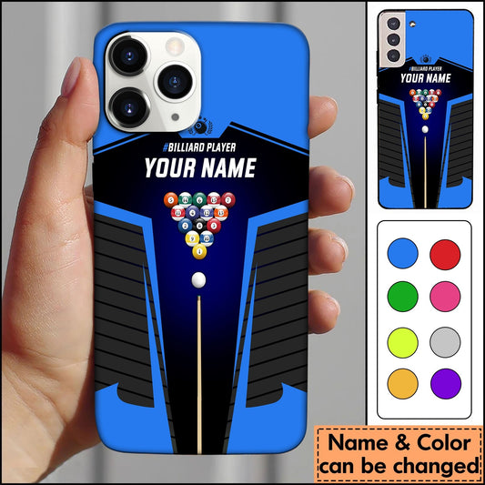 BlueJose Billiards Personalized Name Phone Case