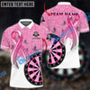 BlueJose Darts Breast Cancer Personalized Name, Team Name 3D Shirt