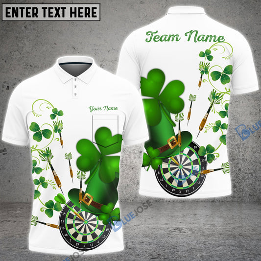 BlueJose Darts 4 Leaf Clover Personalized Shirt