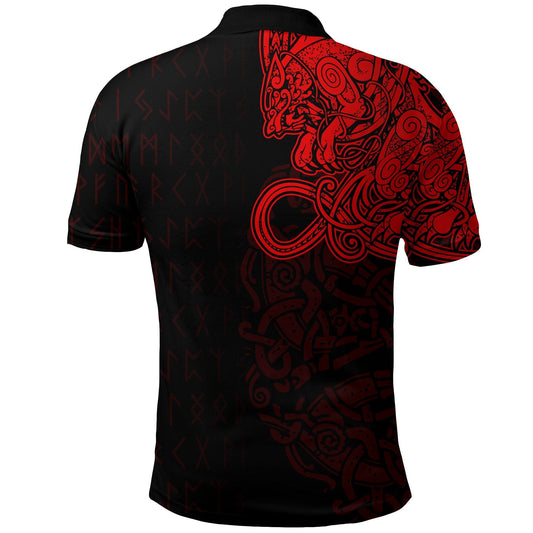 BlueJose Viking Style Polo Shirt - Raven Of Odin - Special Version