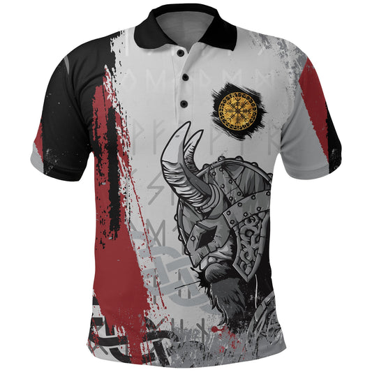 BlueJose Viking Style Polo Shirts - Viking Warrior