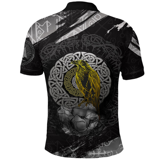 BlueJose Viking Style Polo Shirts - Odin God Of Asgard