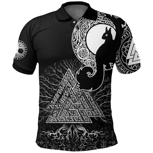 BlueJose Viking Style Polo Shirt - Ratatoskr