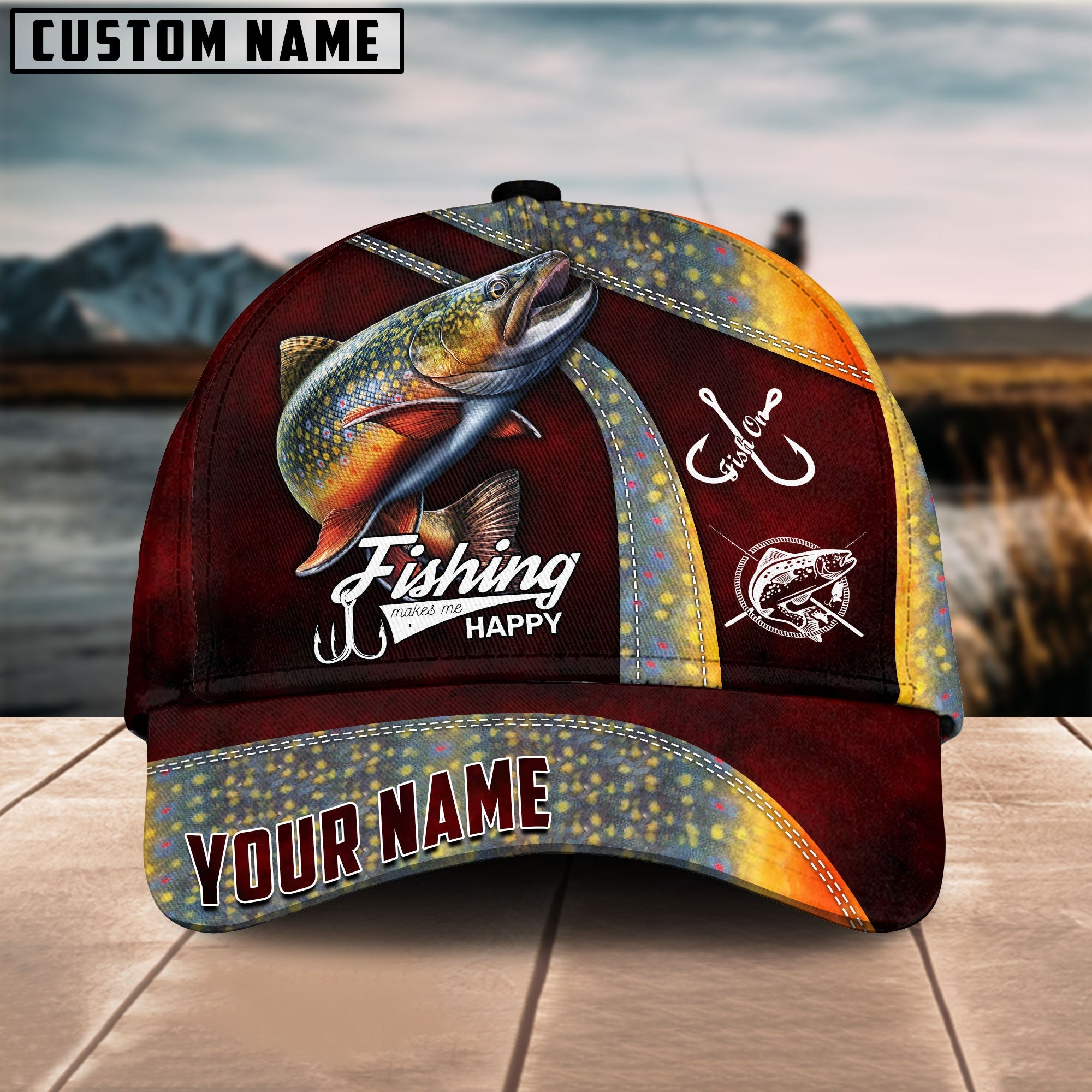 BlueJose Personalized Trout Fishing Classic Cap – Blue Jose