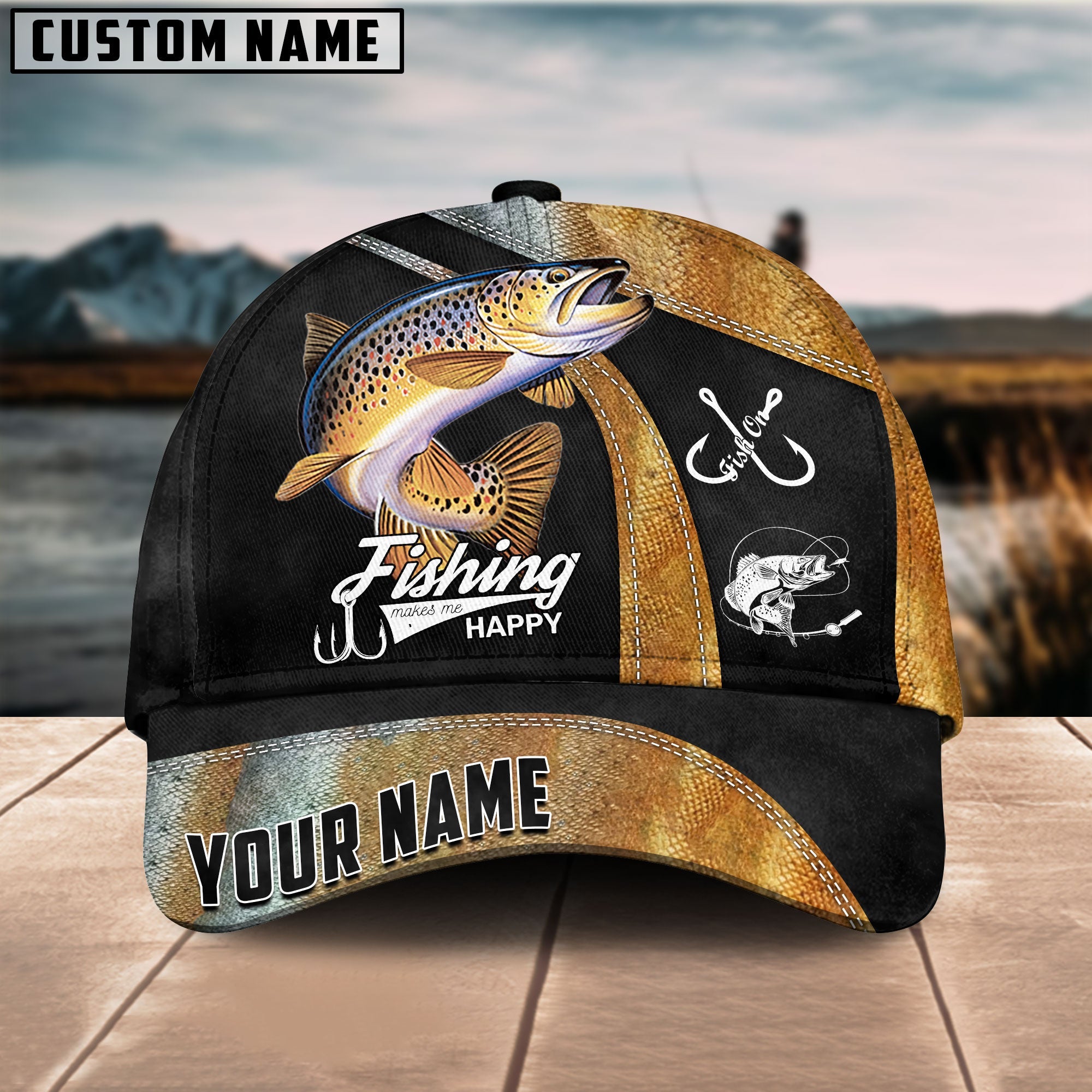 BlueJose Personalized Trout Fishing Cap – Blue Jose