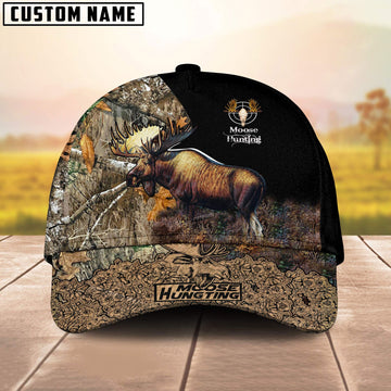 BlueJose Love Moose Hunting Personalized Cap