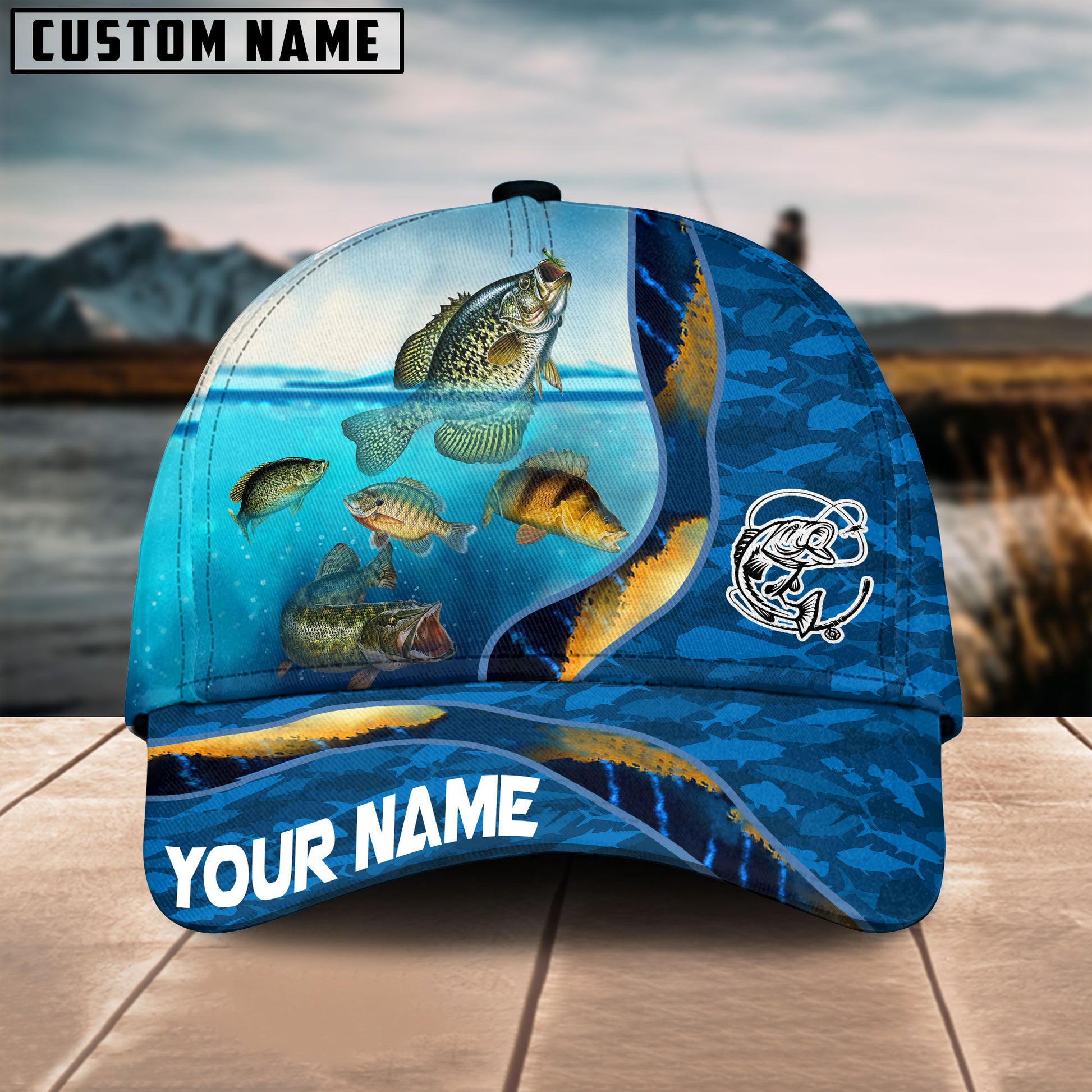 BlueJose Personalized Panfish Fishing Cap – Blue Jose