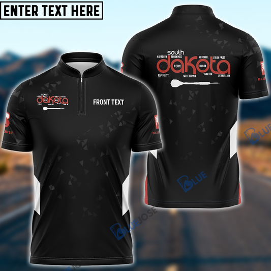 BlueJose South-Dakota Darts Custom Name Shirt