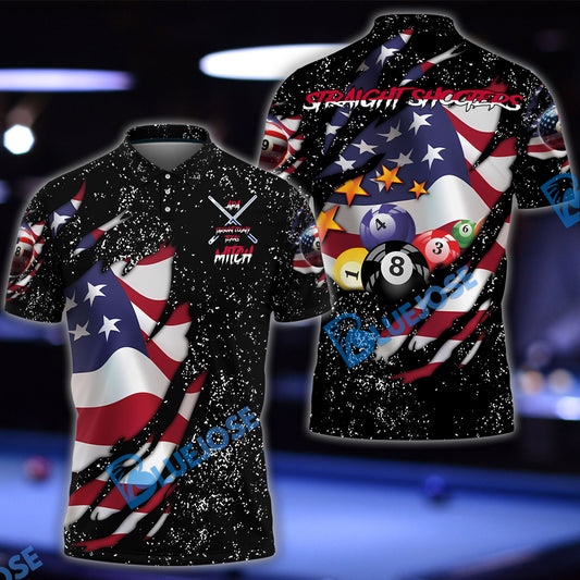 BlueJose Billiards Custom Shirt For Alan Worth