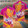 BlueJoses Bowling Ball And Pins Winner Personalized Name, Team Name Unisex Shirt (Copy)