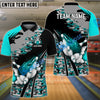 BlueJoses Bowling And Pins Runway Customized Name 3D Shirt (4 Colors)