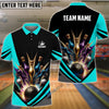 BlueJose Bowling And Pins Winner Customized Name 3D Shirt (4 Colors)