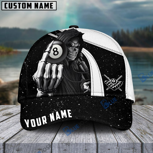 BlueJose Billiards Reaper Personalized Name Cap