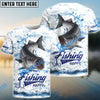 BlueJose Customize Name Striped Bass Fishing 3D Shirts