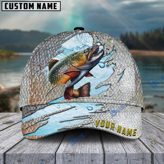 BlueJose Trout Fish Cool Fishing Personalized Cap