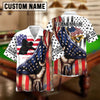 BlueJose Billiards USA Flag Personalized Shirt For Michael Zimmerman