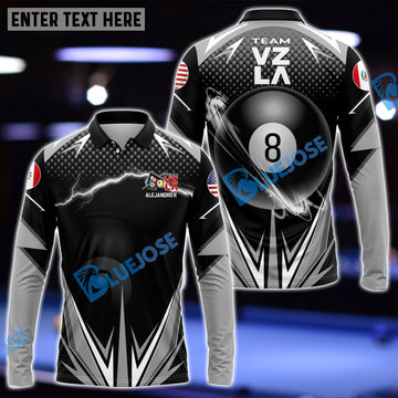 BlueJose Billiard Custom Shirt For VZLA Team