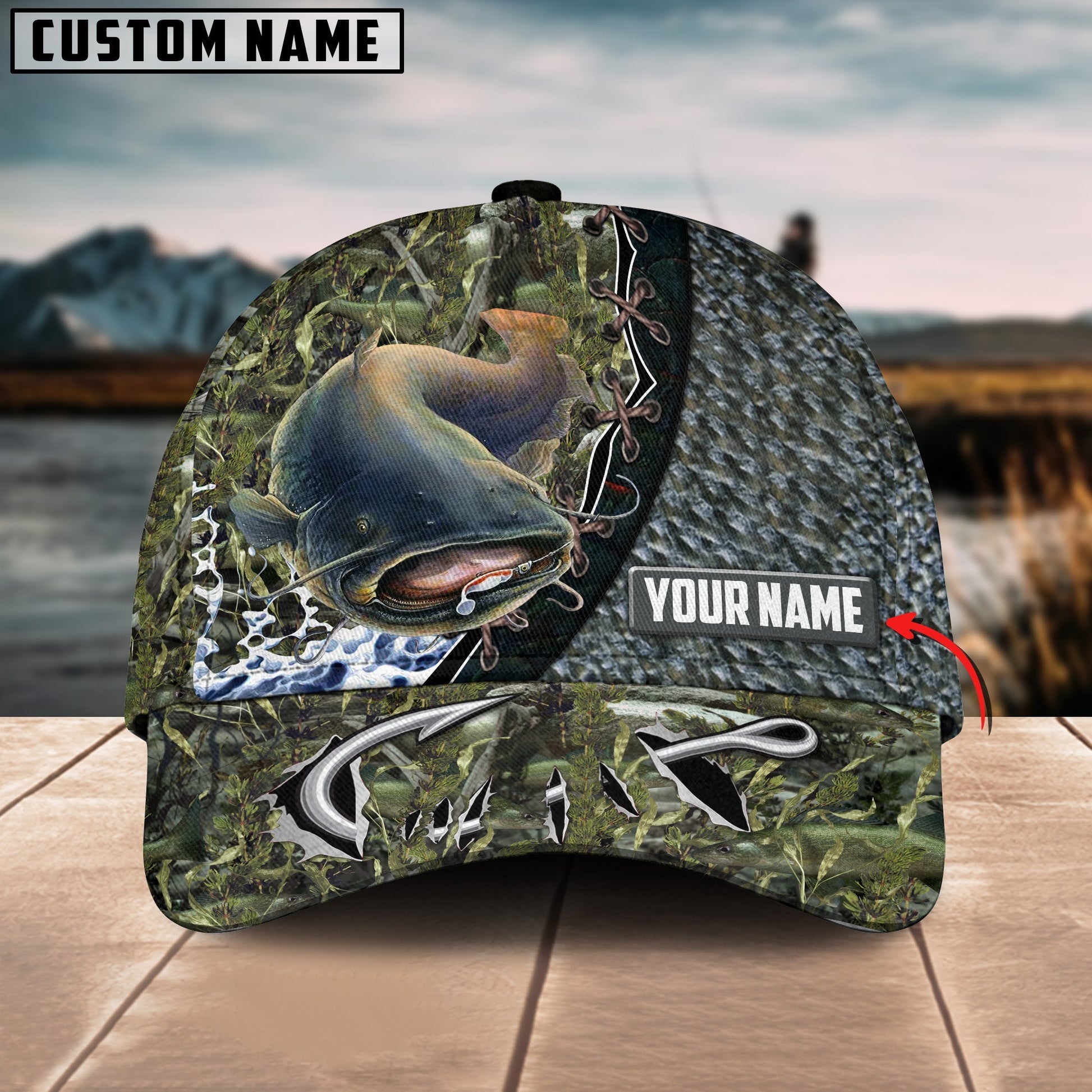 BlueJose Catfish Fishing Personalized Cap – Blue Jose
