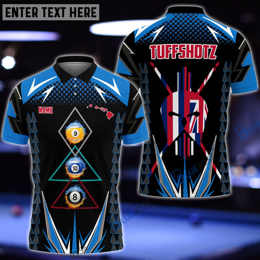 BlueJose Billiards Custom Shirt For Team TUFFSHOTZ