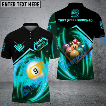 BlueJose Billiards Rock 9 Ball Custom Shirt For Ashley Hammonds