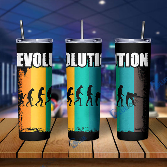 BlueJose Billiards Evolution Skinny Tumbler