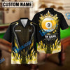 BlueJose Billiards 9-Ball Stone Personalized Name, Team Name Shirt