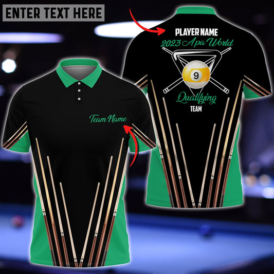 BlueJose Billiard 2023 APA World Personalized Name Shirt