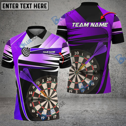 BlueJose Darts Blade Armor Personalized Name, Team Name 3D Shirt (4 Colors)