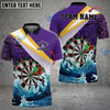 BlueJose Darts Ocean Waves Tattoo Pattern Personalized Name, Team Name 3D Shirt (4 Colors)