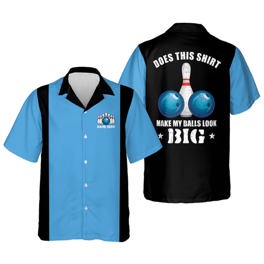 BlueJose Retro Vintage Bowling Personalized Name Hawaiian Shirt