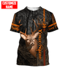 BlueJose Personalized Name Deer Hunting 3D Shirts